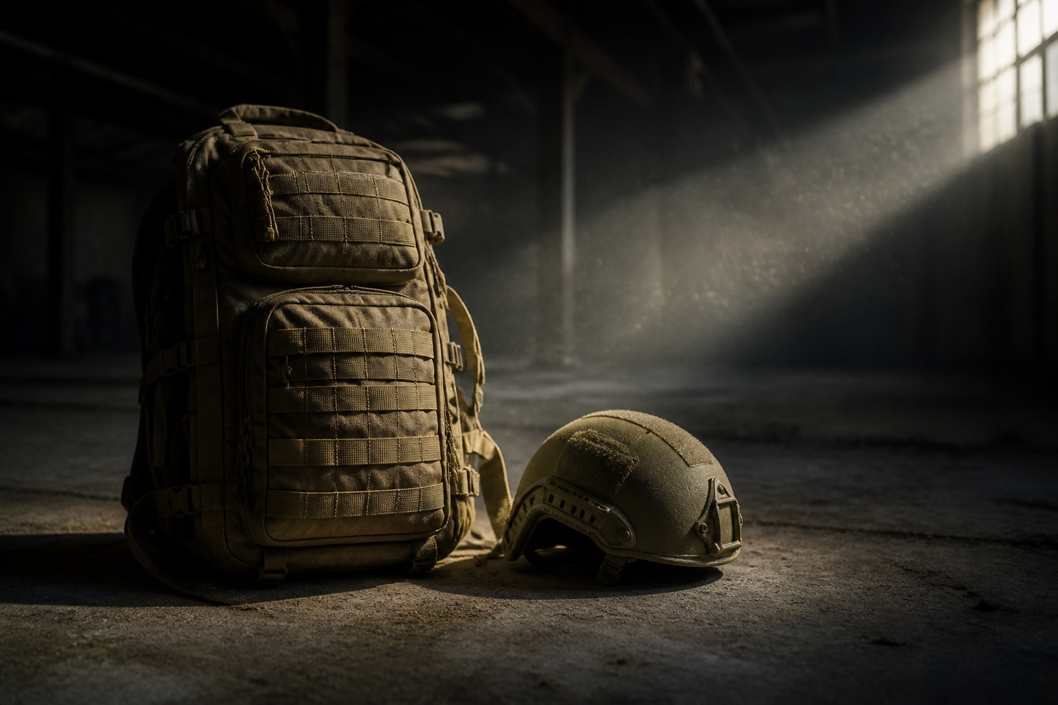 Тактичний рюкзак і шолом Force Gear